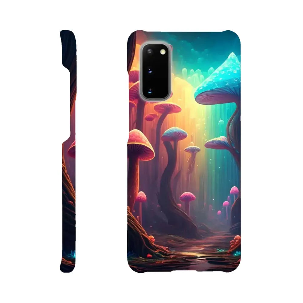 Mushroom-themed phone case for Samsung Slim Case Shroom Bloom The Veil Beyond PixiOnyx