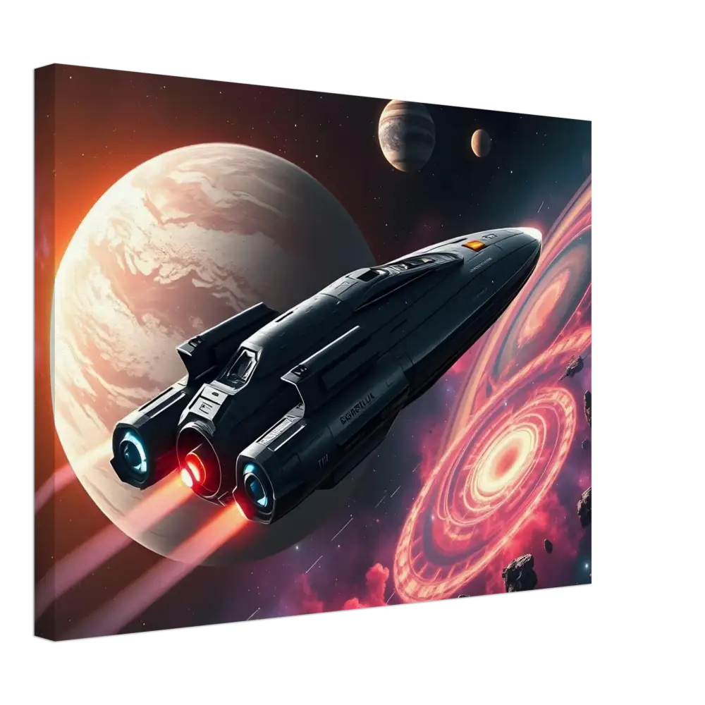 Spacecraft canvas art from Starship Voyager Cinematic Space Adventure by PixiOnyx