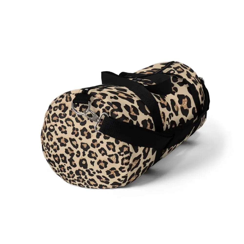 Stylish Leopard Print Duffel Bag Gym Travel Tote Weekender Sports Animal Luggage Bags