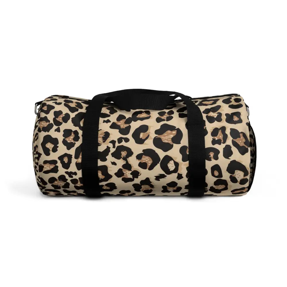 Stylish Leopard Print Duffel Bag Gym Travel Tote Weekender Sports Animal Luggage Small Bags
