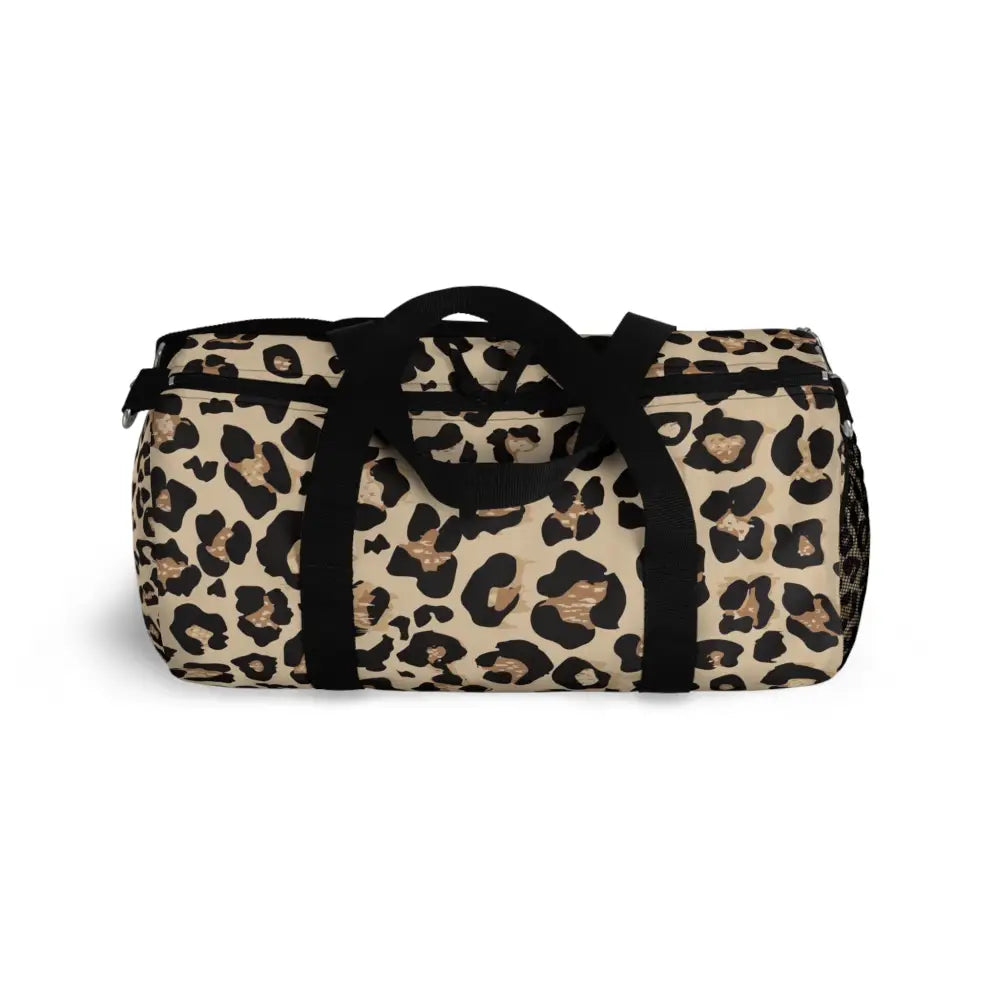 Stylish Leopard Print Duffel Bag Gym Travel Tote Weekender Sports Animal Luggage Bags