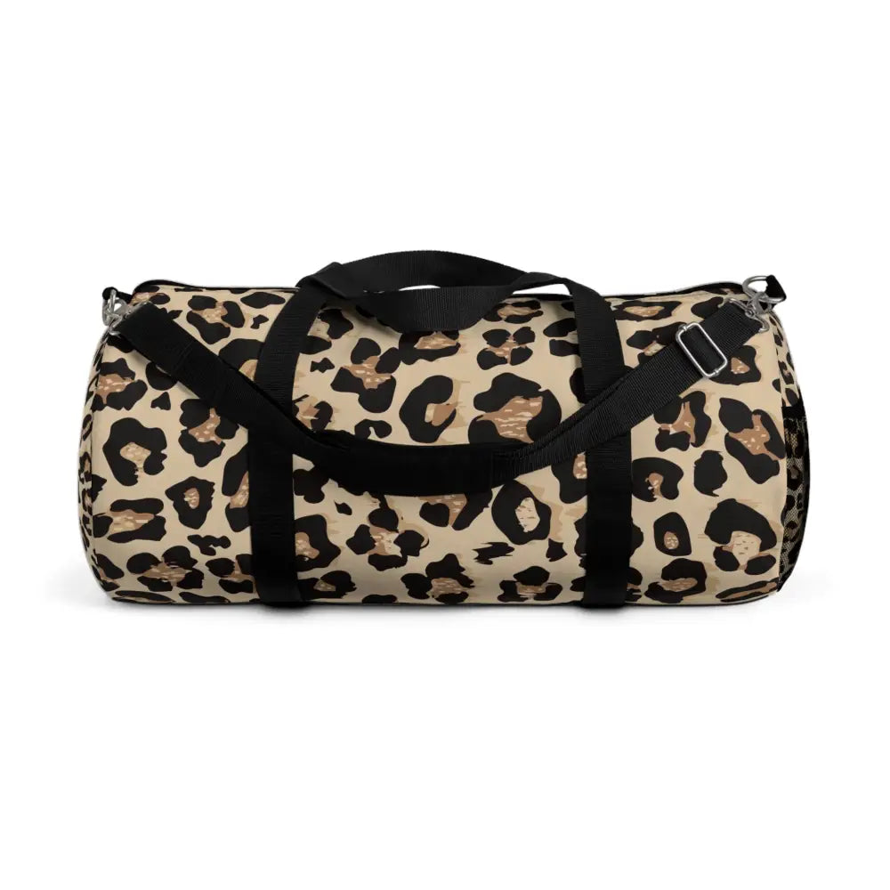 Stylish Leopard Print Duffel Bag Gym Travel Tote Weekender Sports Animal Luggage Bags