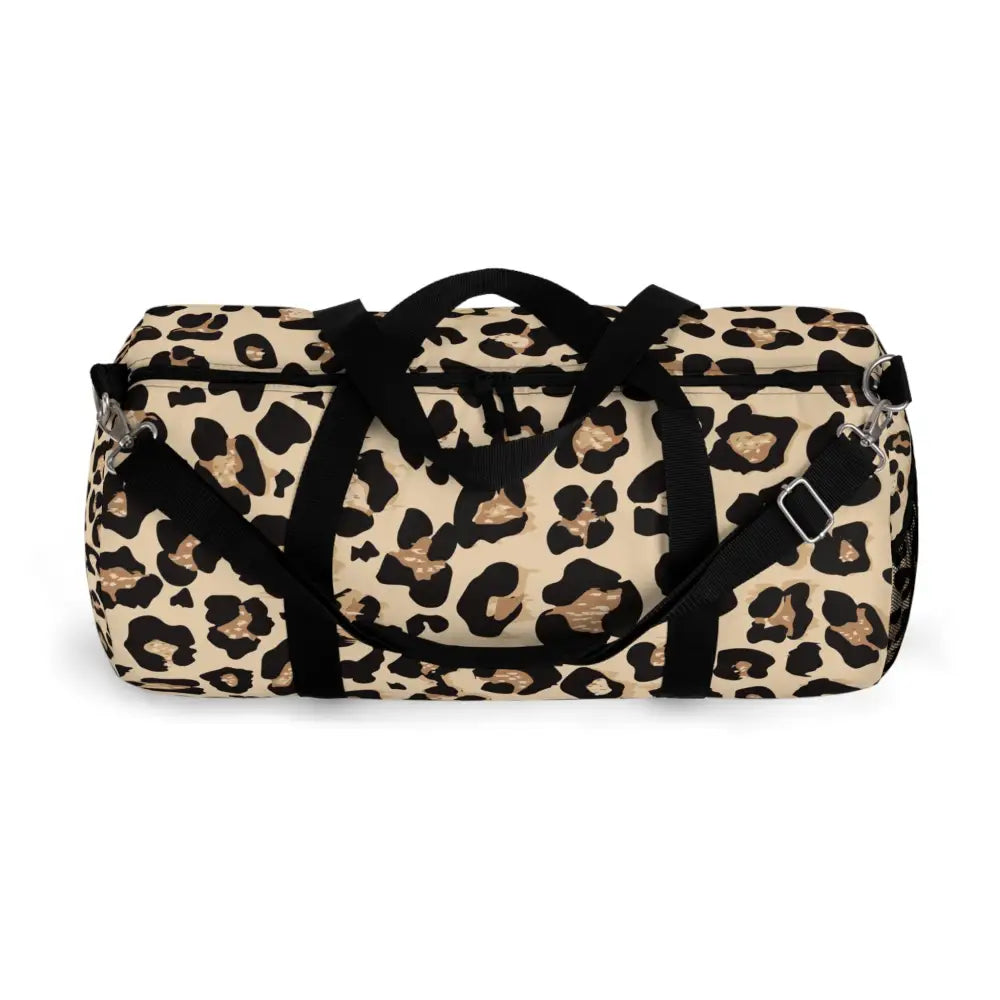 Stylish Leopard Print Duffel Bag Gym Travel Tote Weekender Sports Animal Luggage Bags