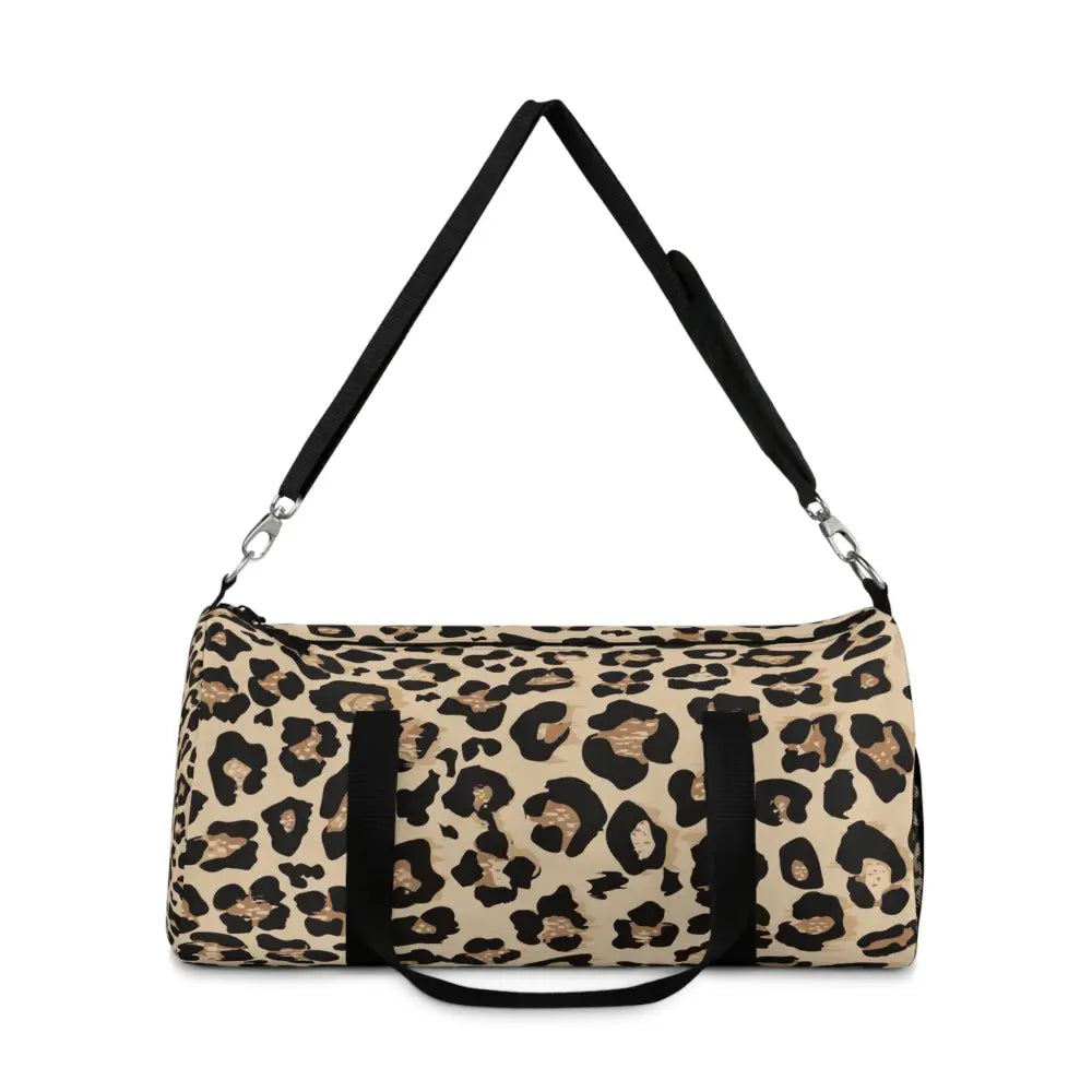 Stylish Leopard Print Duffel Bag Gym Travel Tote Weekender Sports Animal Luggage Bags