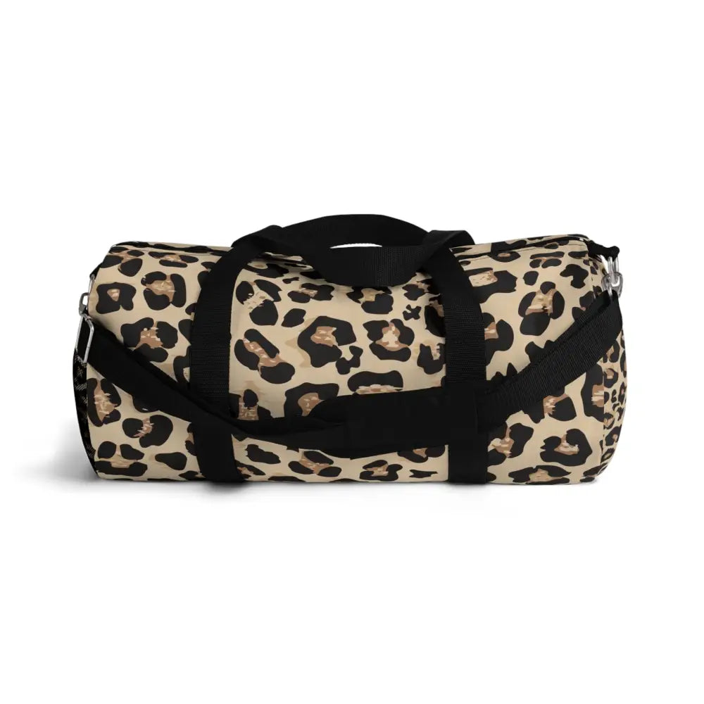 Stylish Leopard Print Duffel Bag Gym Travel Tote Weekender Sports Animal Luggage Bags