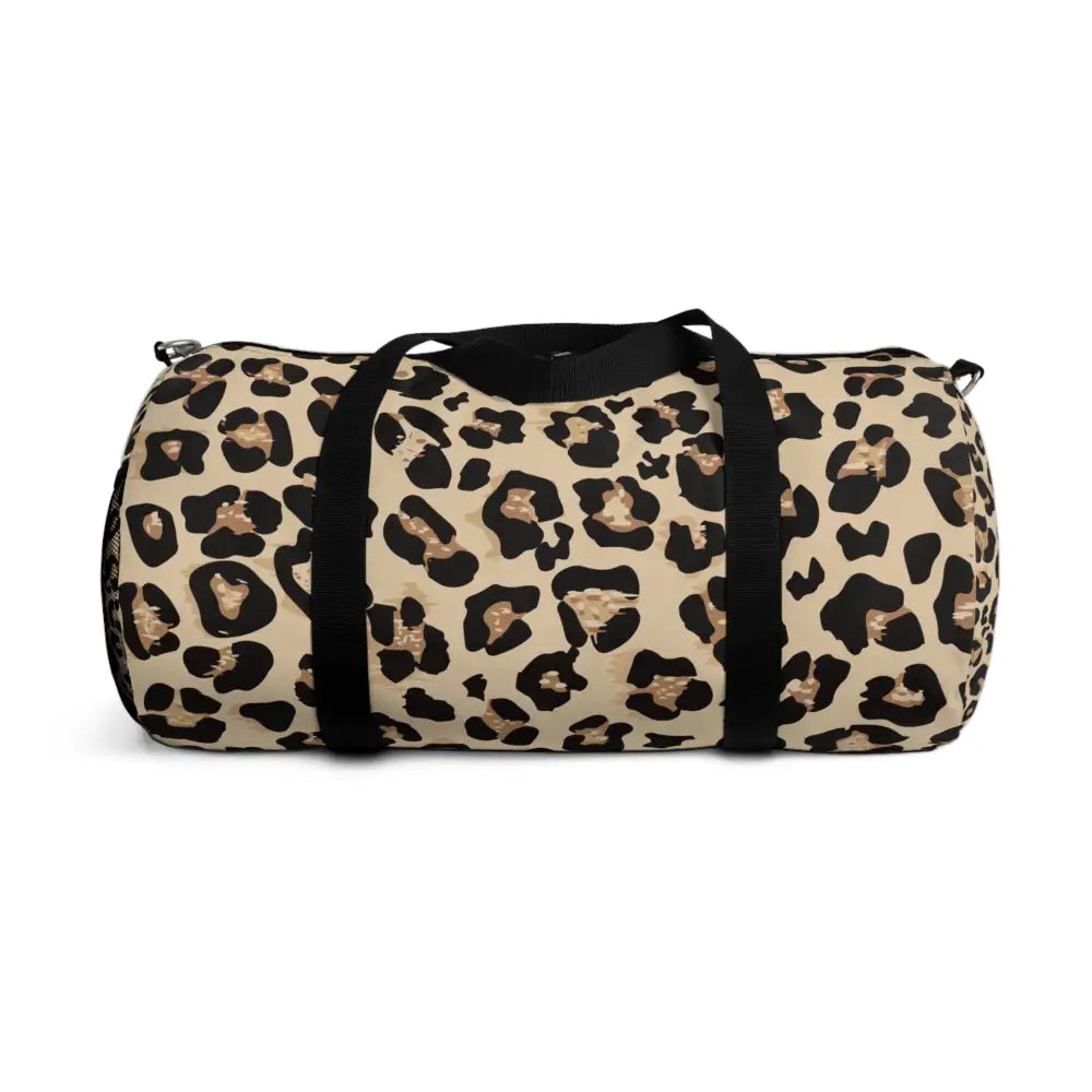 Stylish Leopard Print Duffel Bag Gym Travel Tote Weekender Sports Animal Luggage Bags