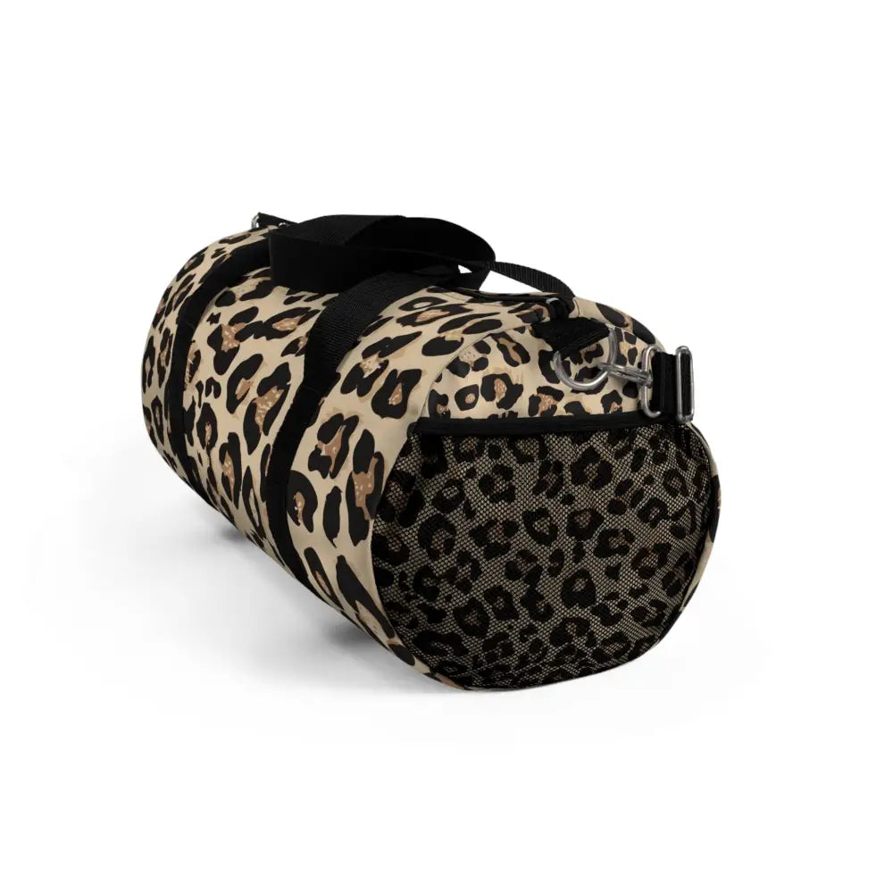 Stylish Leopard Print Duffel Bag Gym Travel Tote Weekender Sports Animal Luggage Bags