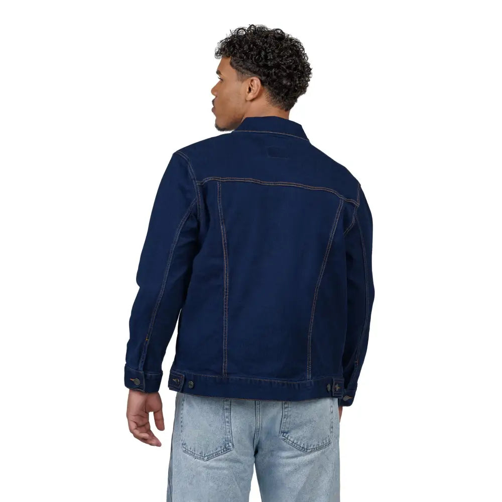Stylish Unisex PixiOnyx Denim Jacket with embroidery paired with light-wash jeans