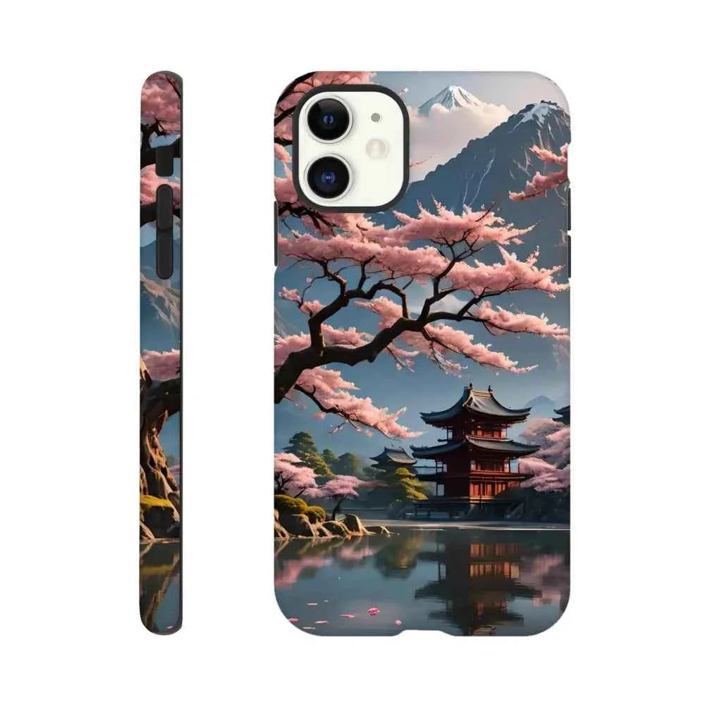 Temple Blossom Serenity – iPhone Tough Case | PixiOnyx