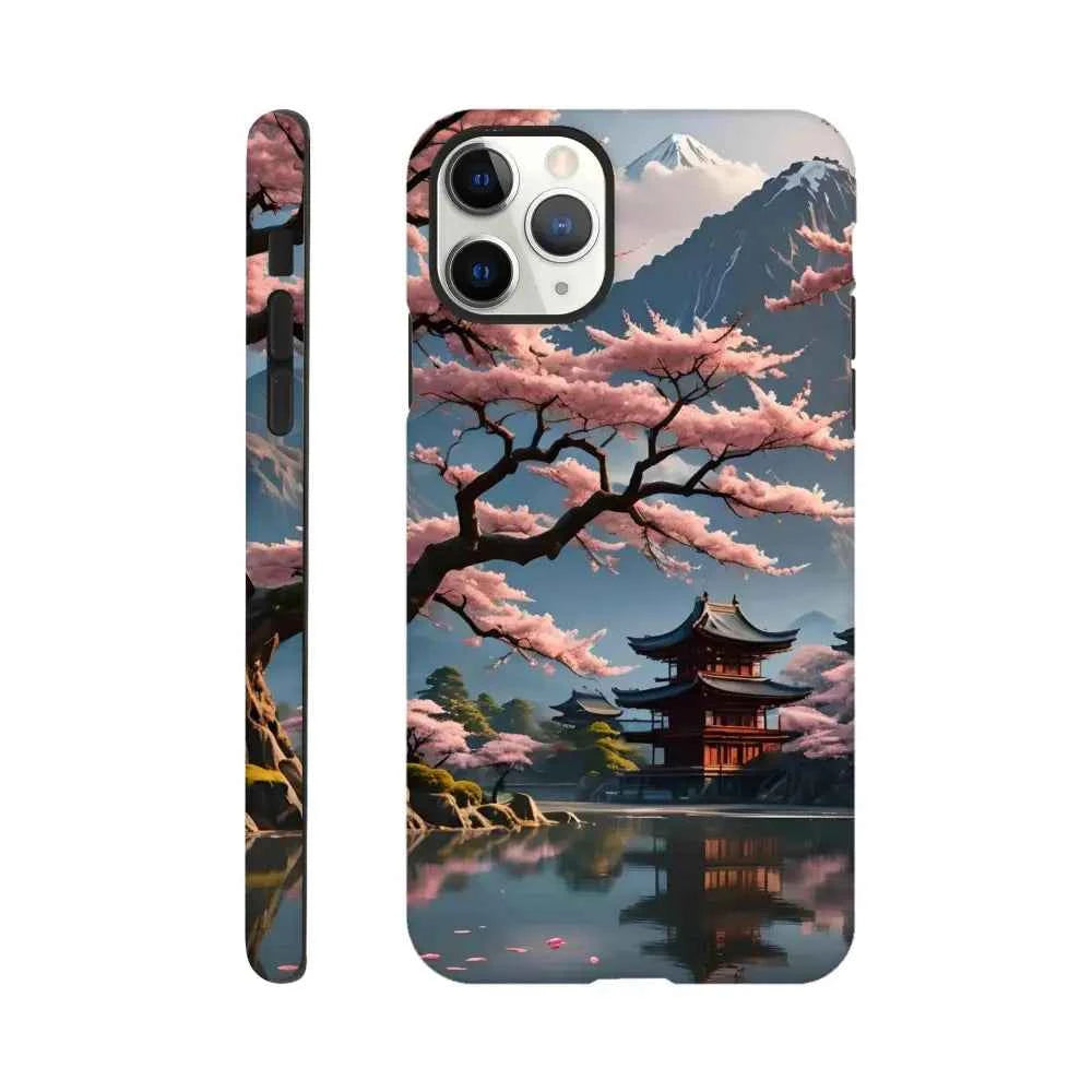 Temple Blossom Serenity – iPhone Tough Case | PixiOnyx