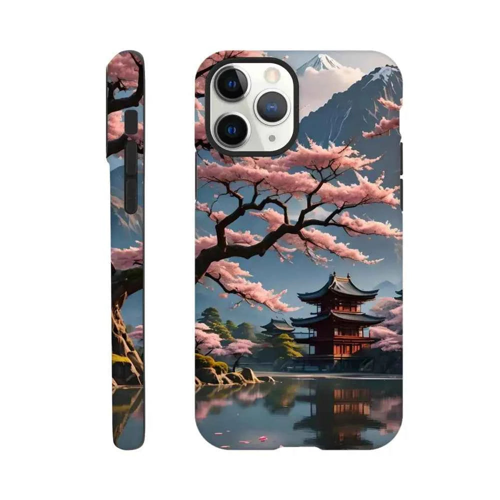 Temple Blossom Serenity – iPhone Tough Case | PixiOnyx