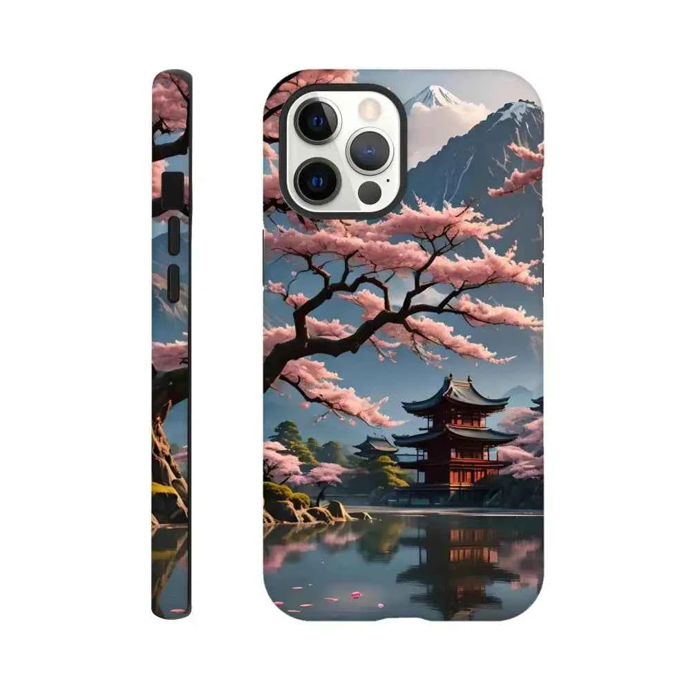 Temple Blossom Serenity – iPhone Tough Case | PixiOnyx