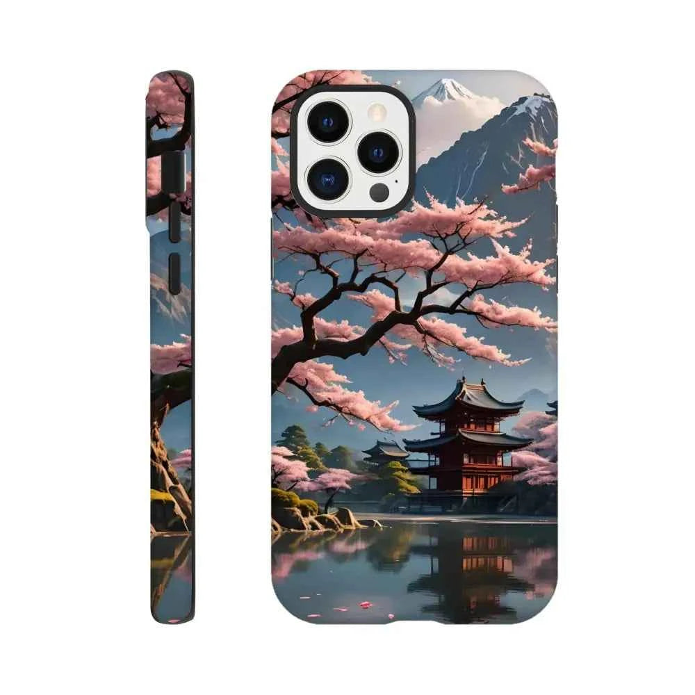 Temple Blossom Serenity – iPhone Tough Case | PixiOnyx