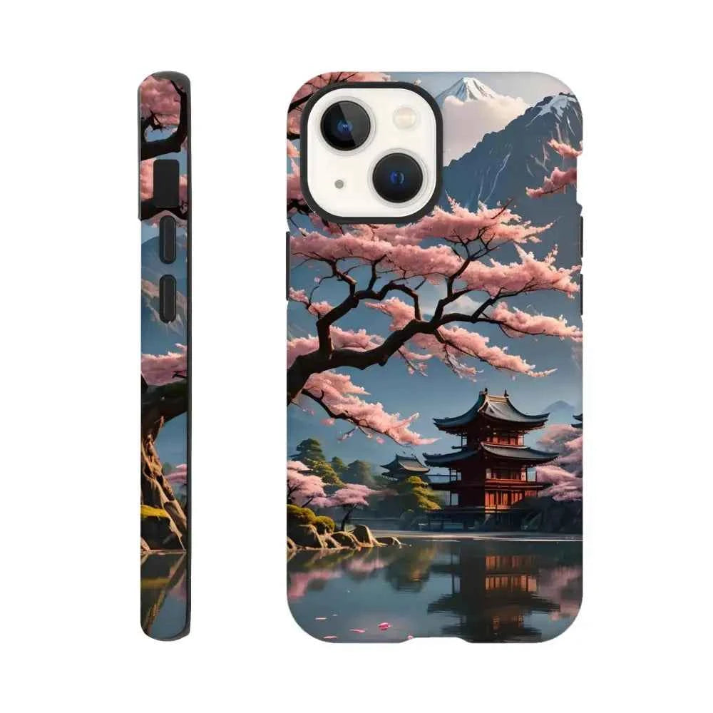 Temple Blossom Serenity – iPhone Tough Case | PixiOnyx