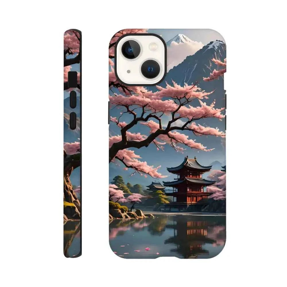 Temple Blossom Serenity – iPhone Tough Case | PixiOnyx
