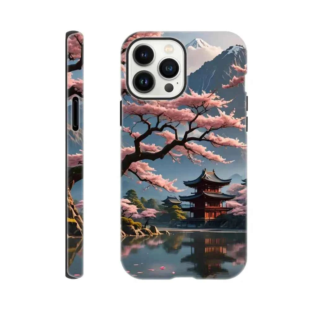Temple Blossom Serenity – iPhone Tough Case | PixiOnyx