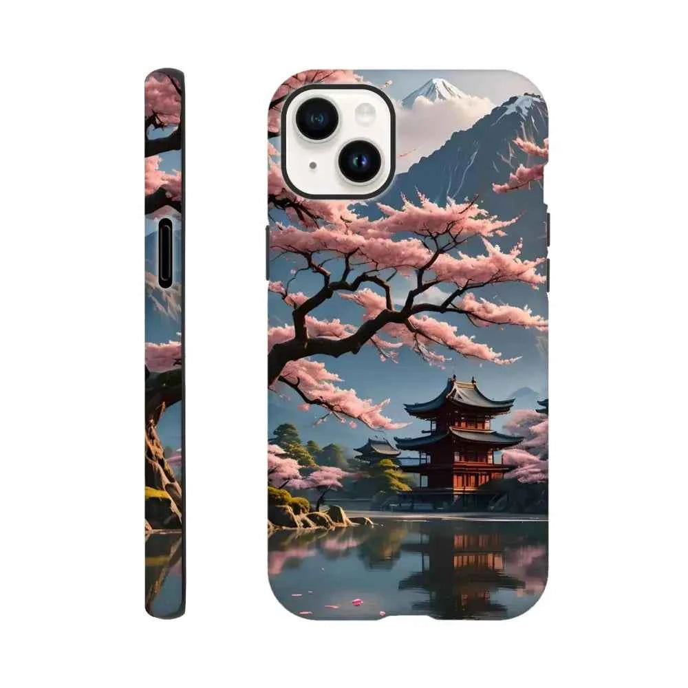 Temple Blossom Serenity – iPhone Tough Case | PixiOnyx