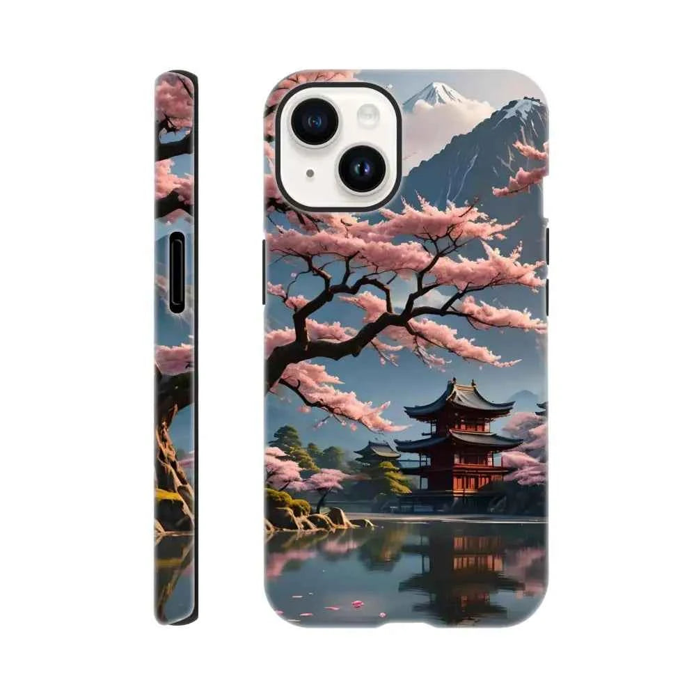 Temple Blossom Serenity – iPhone Tough Case | PixiOnyx