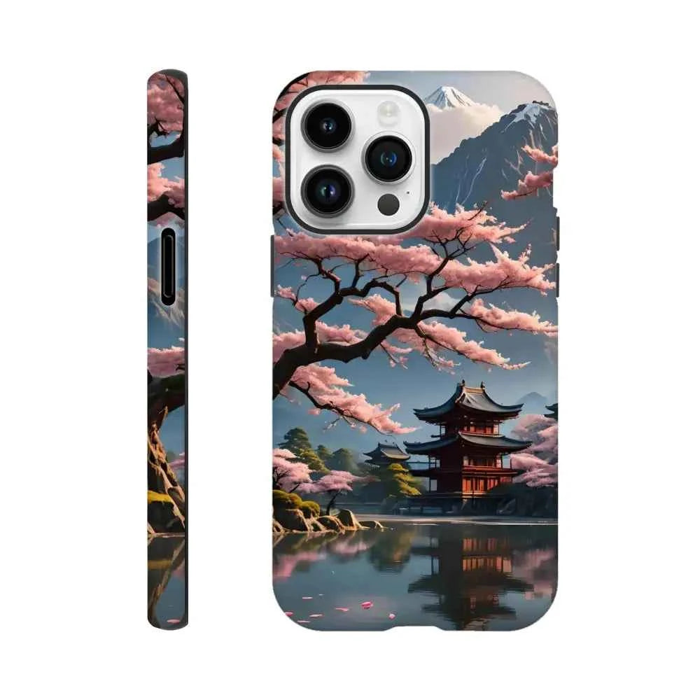 Temple Blossom Serenity – iPhone Tough Case | PixiOnyx