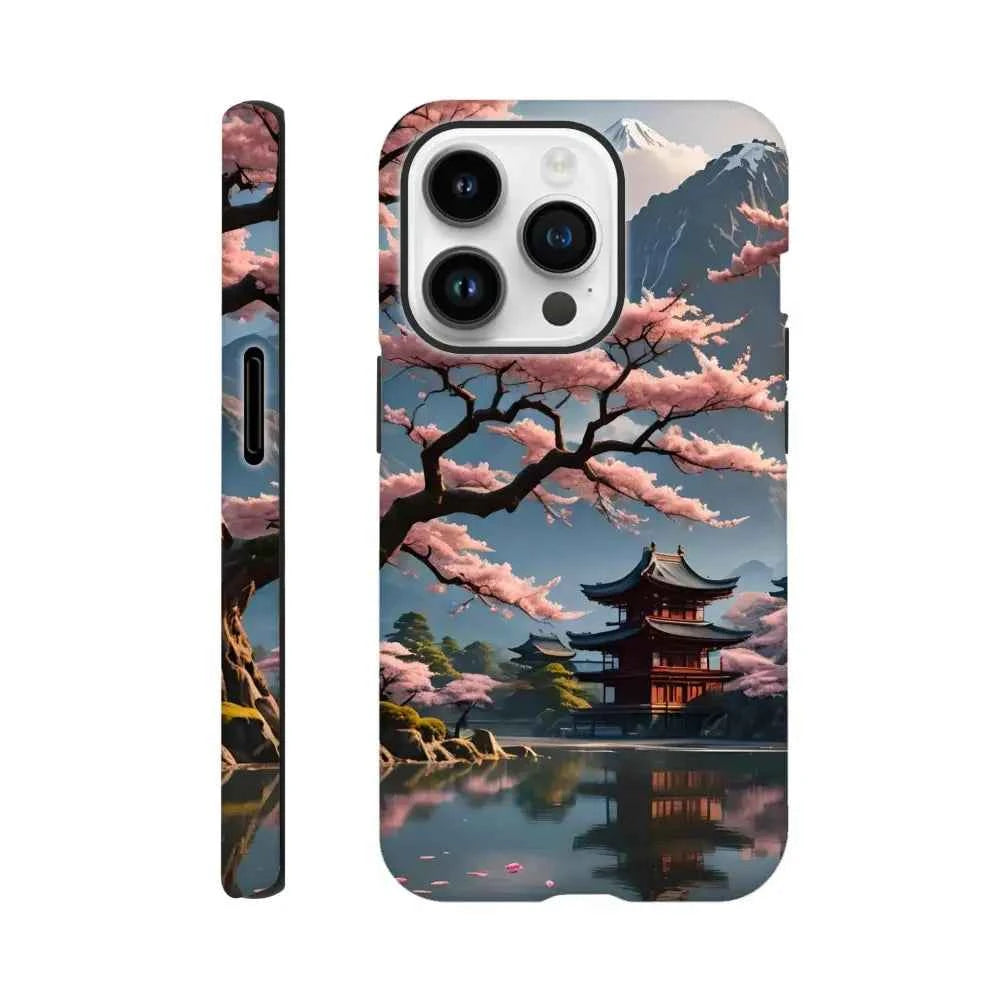 Temple Blossom Serenity – iPhone Tough Case | PixiOnyx