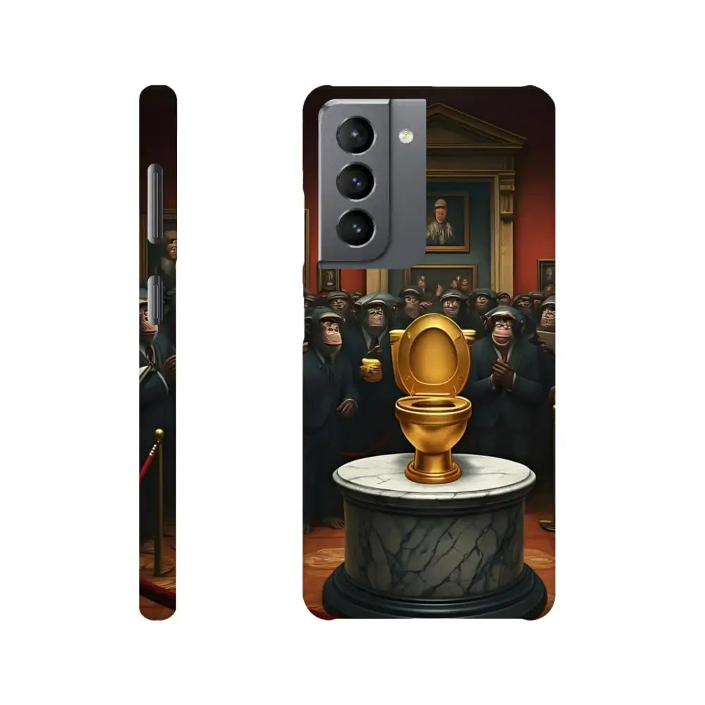 Golden Toilet Art Phone Case for Samsung Slim Case The Golden Throne PixiOnyx