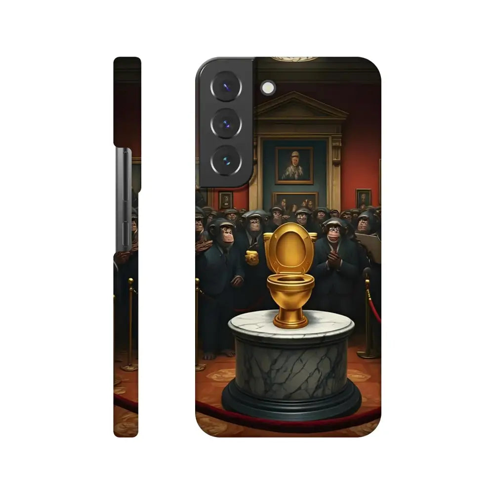 Humorous Phone Case for Samsung The Golden Throne PixiOnyx Satirical Meme Shell