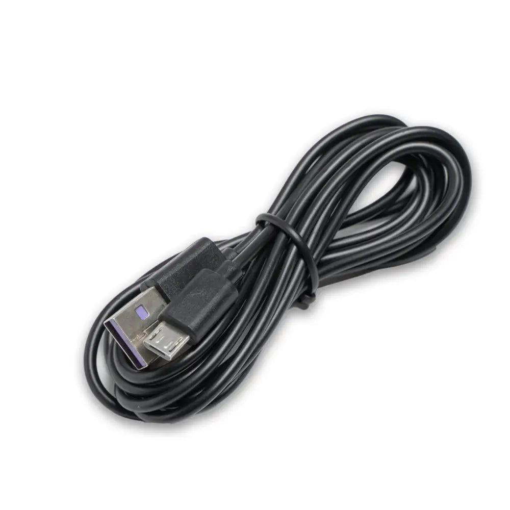 Black USB to micro USB cable on Torchbearer Lorelit RGB Gaming Mouse Pad