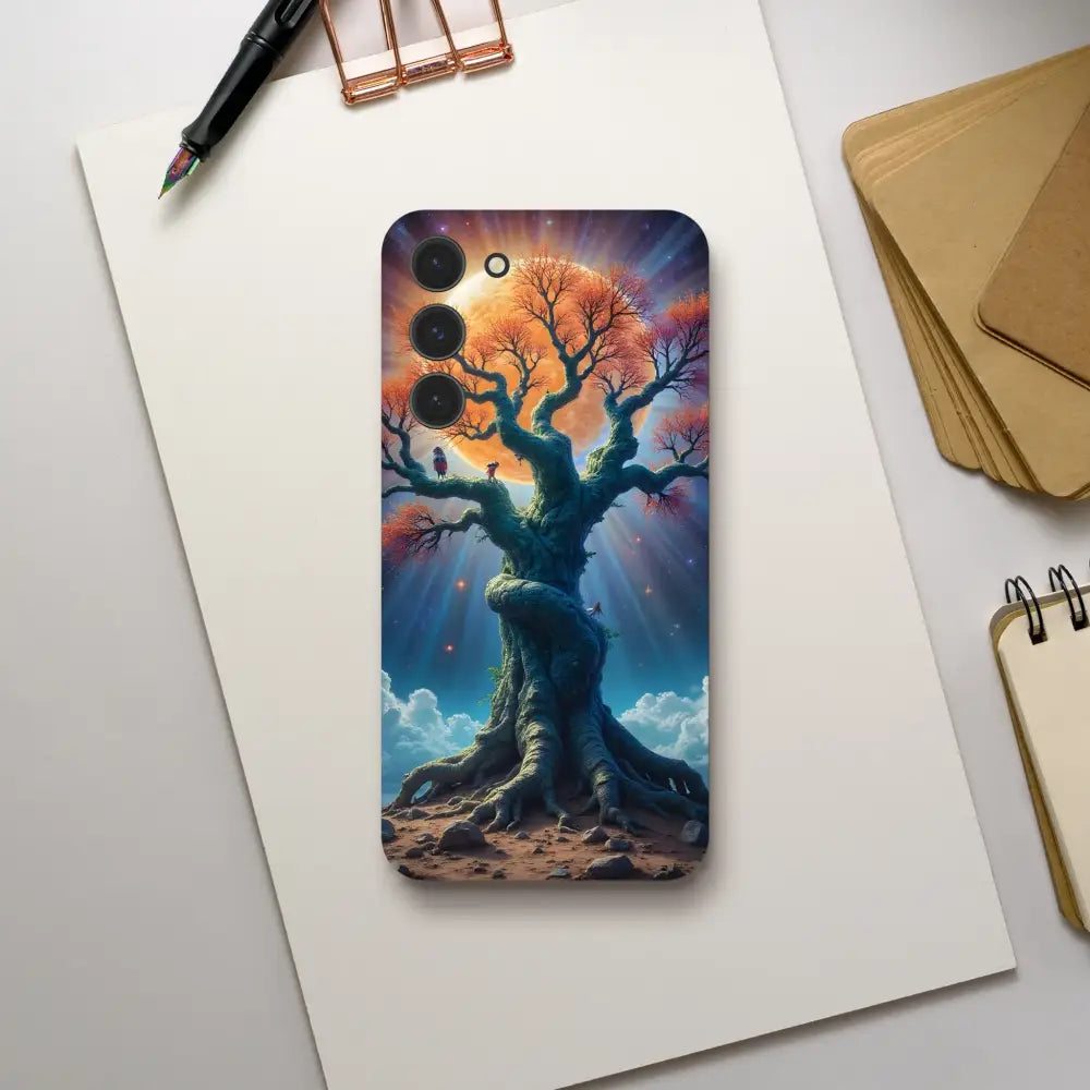Vibrant tree design Phone Case for Samsung Tree of Light Stellar Tree PixiOnyx Slim Shell