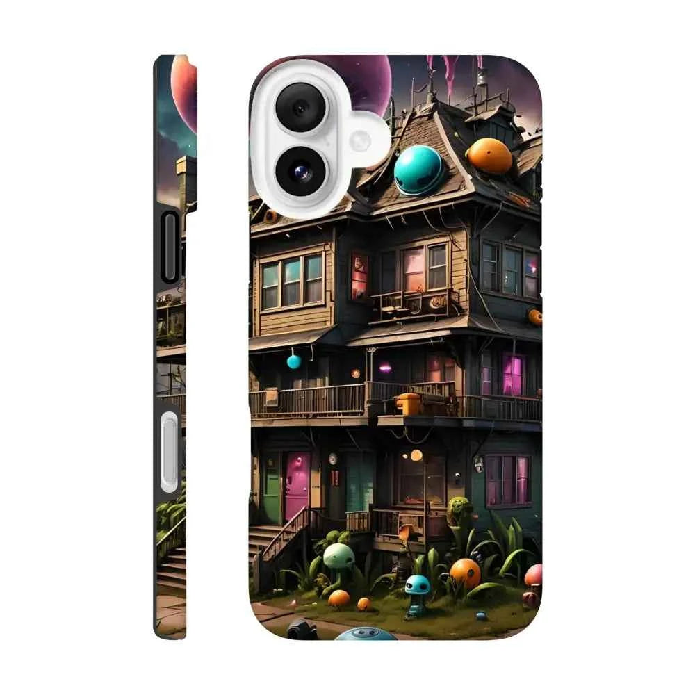 Trippy Mushroom House – Psychedelic Sci-Fi Phone Case