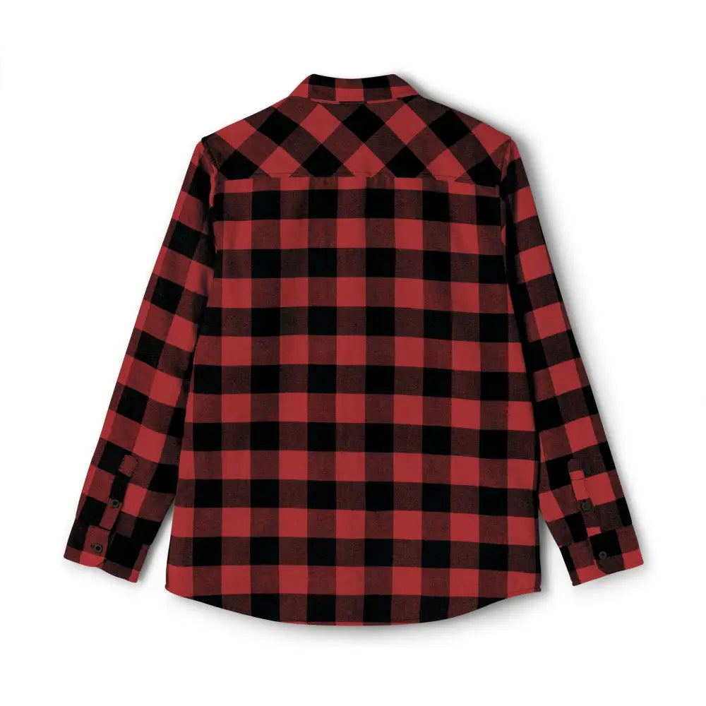 Red and black buffalo plaid flannel shirt with flaming pumpkin design from PixiOnyx