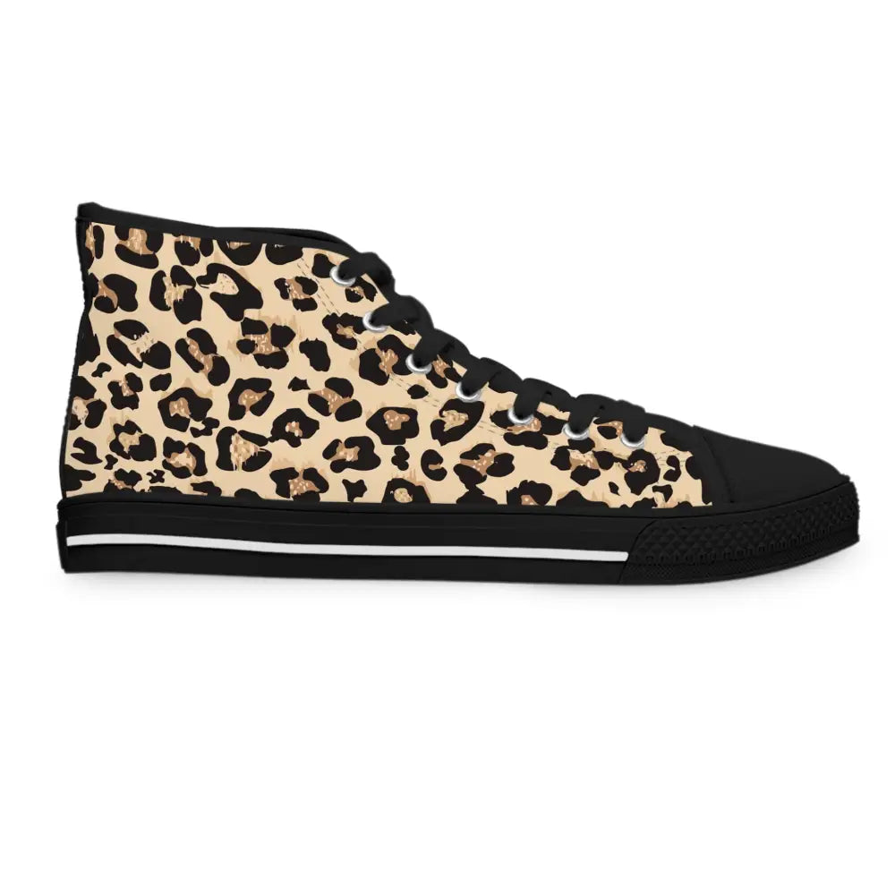 Leopard print high-top sneaker from PixiOnyx Wild Mirage Women’s Statement Footwear