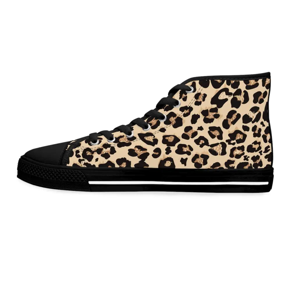 Leopard print high-top sneaker from PixiOnyx Women’s Wild Mirage collection