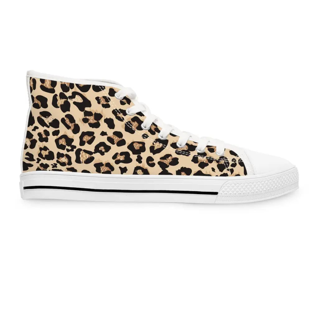 Leopard print high-top sneaker in women’s Wild Mirage PixiOnyx statement footwear collection