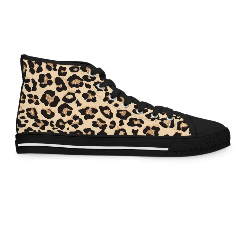 Leopard print high-top sneaker from Women’s High-Top Sneakers Wild Mirage by PixiOnyx