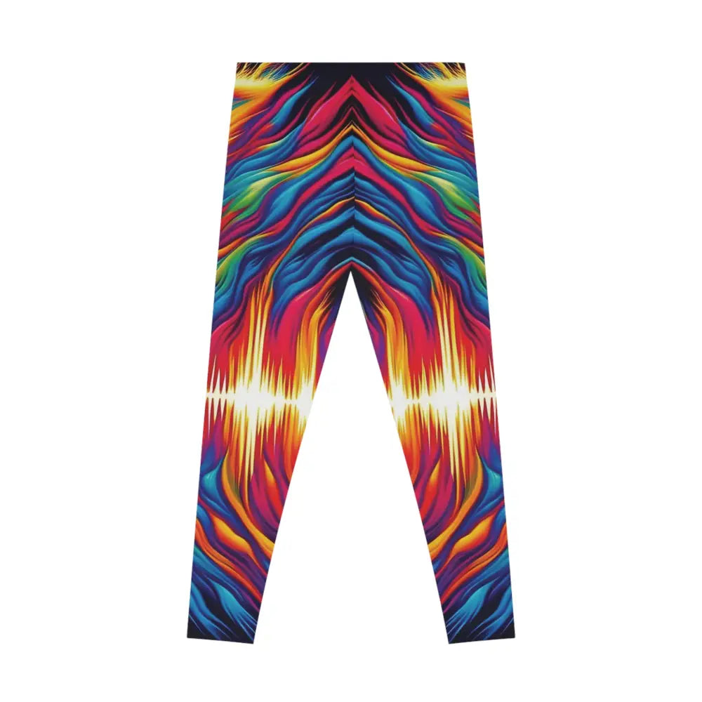 Colorful patterned leggings from PixiOnyx Psychedelic Activewear for women