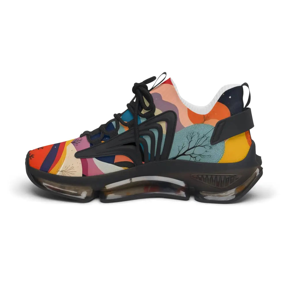 Colorful patterned athletic shoe from Womens Mesh Sneakers Flowstate Mirage by PixiOnyx