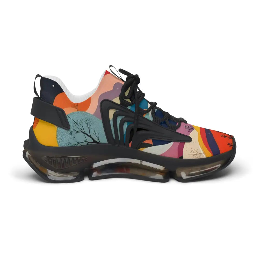 Colorful patterned athletic shoe from Women’s Mesh Sneakers Flowstate Mirage by PixiOnyx
