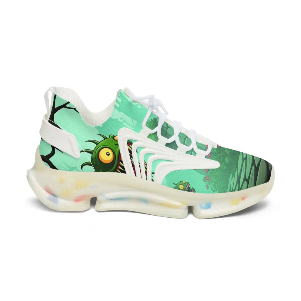 Cartoon zombie-themed athletic shoe for Womens Mesh Sneakers Grinvine Grove Ecocore Street Fusion