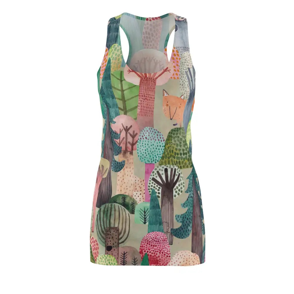 Sleeveless Forest Print Racerback Dress from PixiOnyx Dreamcore Capsulewear