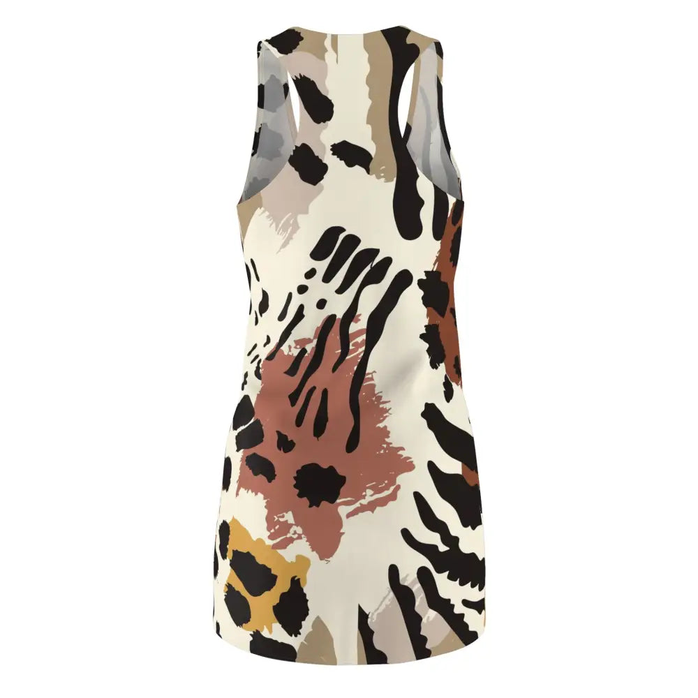 Sleeveless animal print dress from PixiOnyx Boho Statementwear Wild Mirage collection