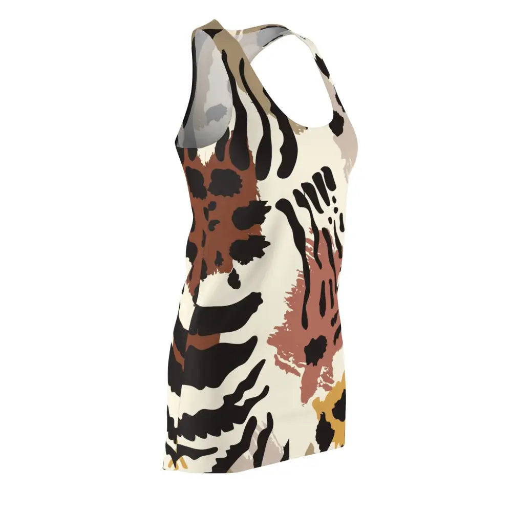 Animal print tank dress for women from PixiOnyx Boho Statementwear Wild Mirage collection