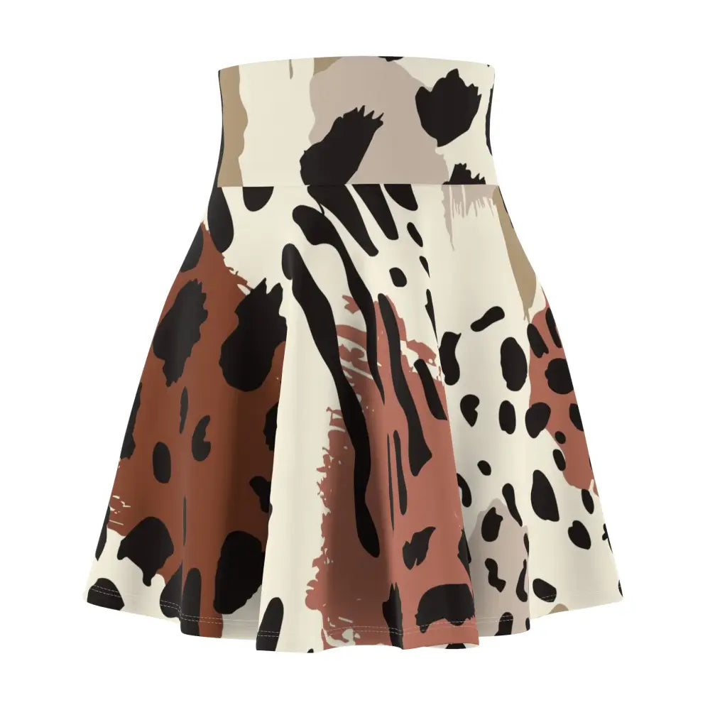 Animal print skater skirt from Womens Skater Skirt Wild Mirage by PixiOnyx Statementwear