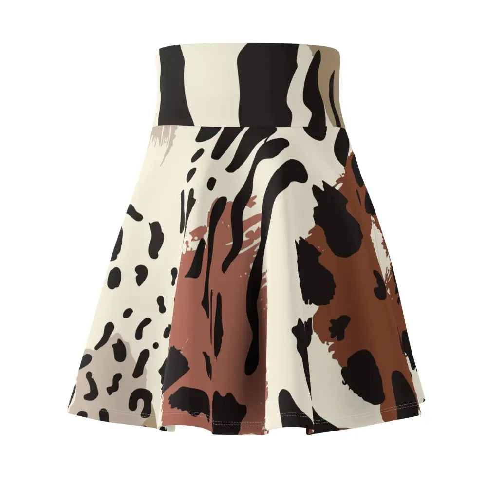 Animal print skater skirt from PixiOnyx Wild Mirage collection for women