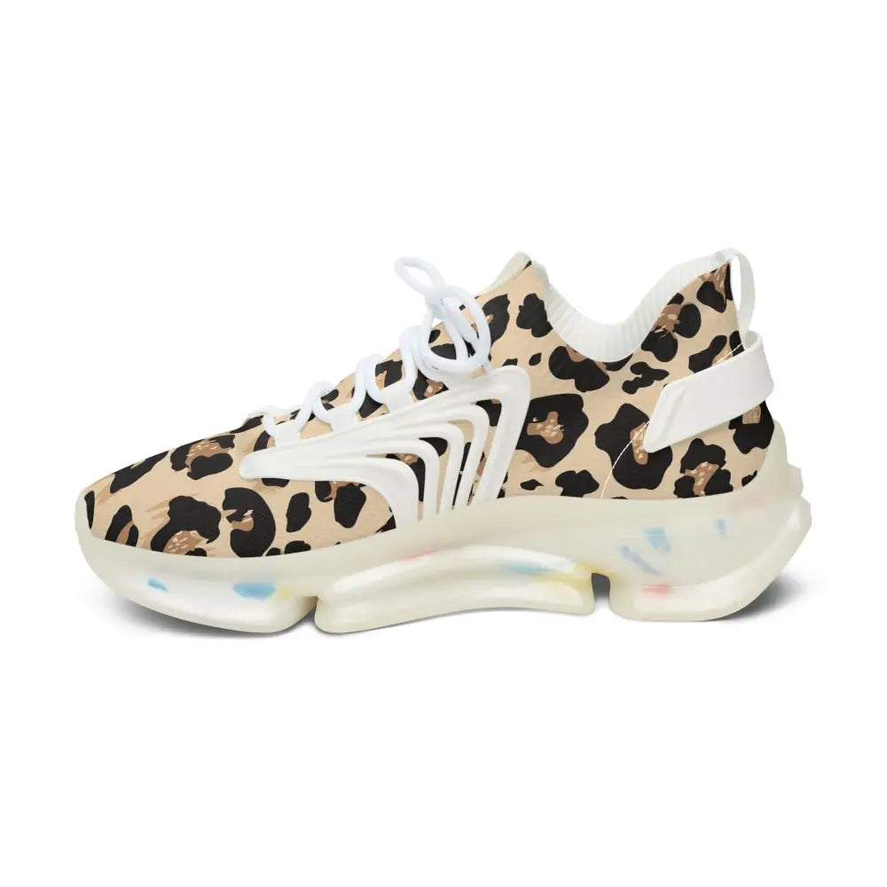 Leopard print athletic shoe Women’s Sneakers Leopard Luxe Run PixiOnyx Streetstride Edition