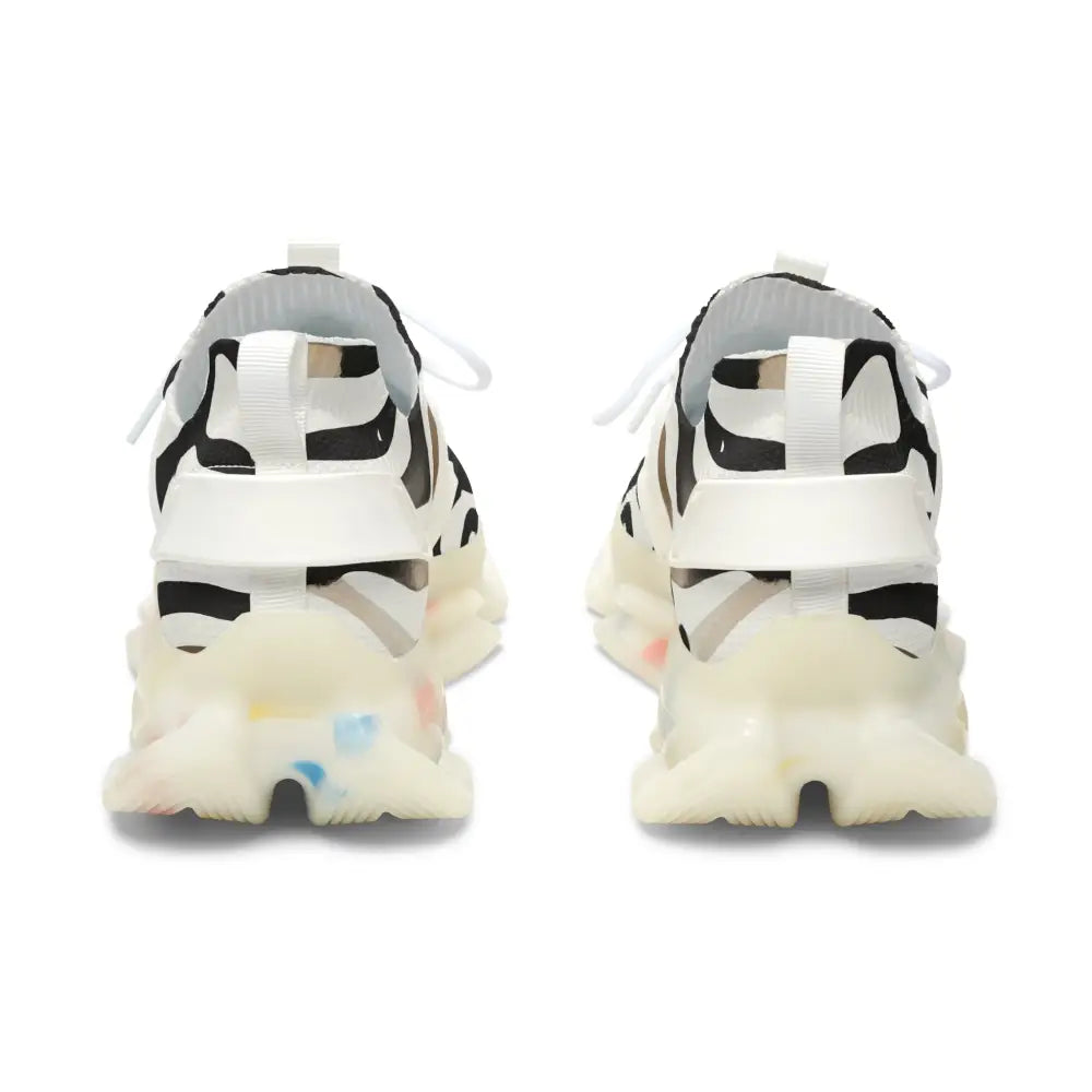 Women’s Sneakers Nightstripe Pulse Zebra-striped athletic shoes in Monochrome Motion Series