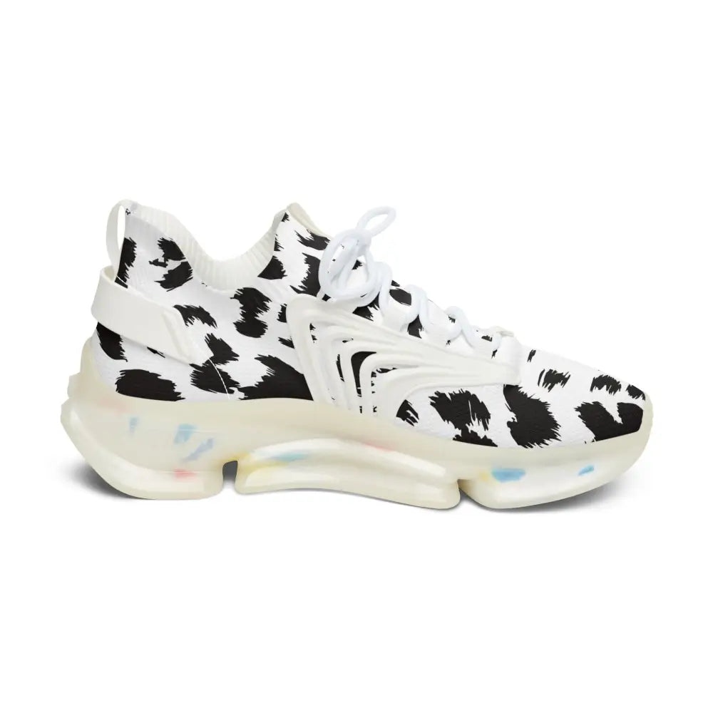 White and black patterned sneaker from PixiOnyx Streetstride Edition Women’s Sneakers collection