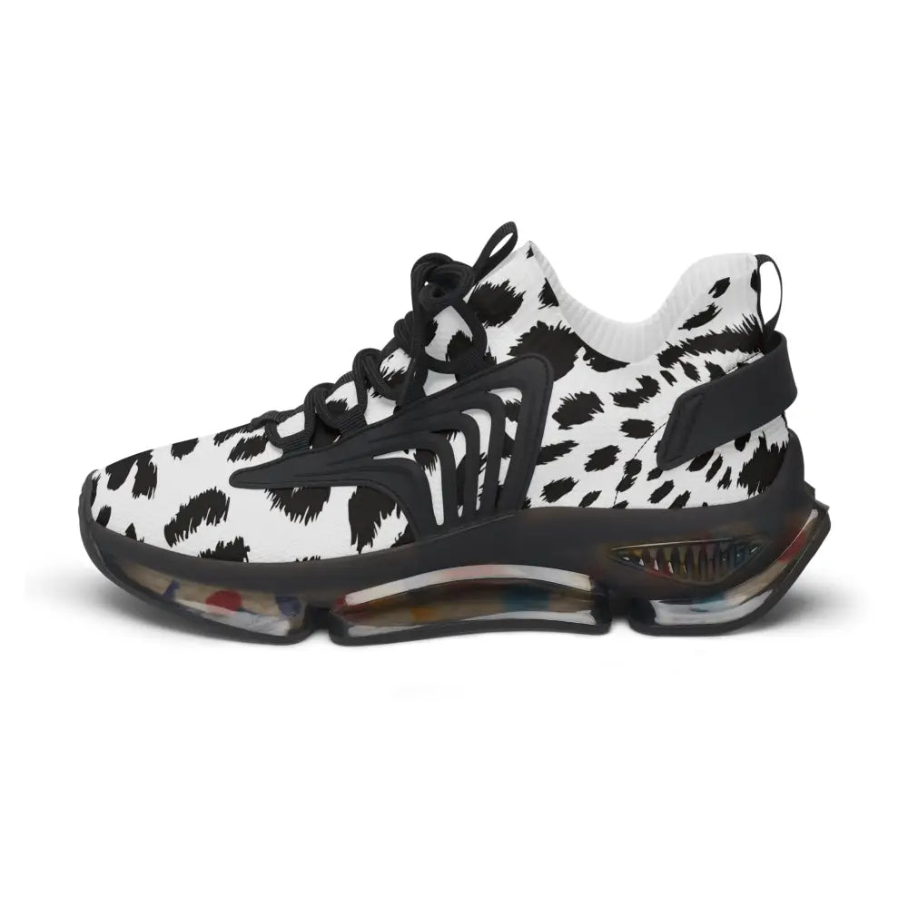 Black and white spotted sneaker from PixiOnyx Streetstride Edition Womens Sneakers collection