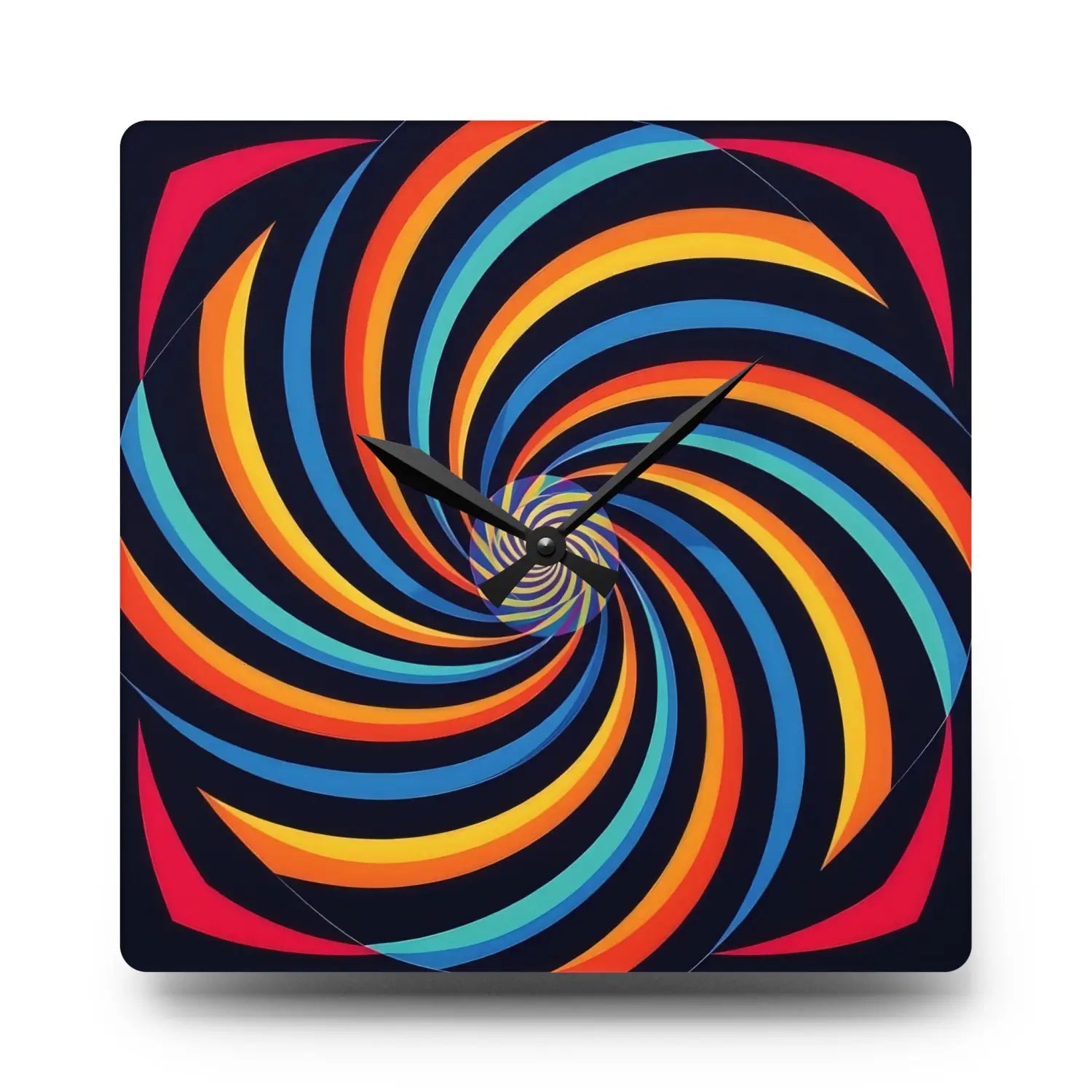 Psychedelic Timekeeping - PixiOnyx’s Bold Acrylic Wall Clock Collection