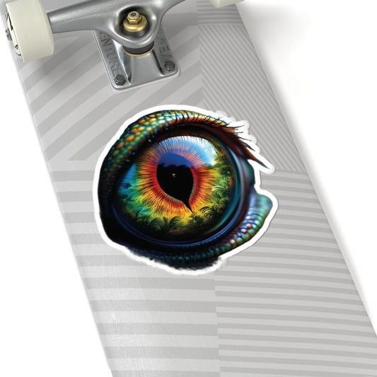 Kiss-Cut Sticker – Mirrored Reptile Eye | PixiOnyx Chromatic Gaze Series