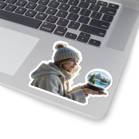 Kiss-Cut Sticker – Winter Wonder | PixiOnyx Snow Globe Whimsy Series